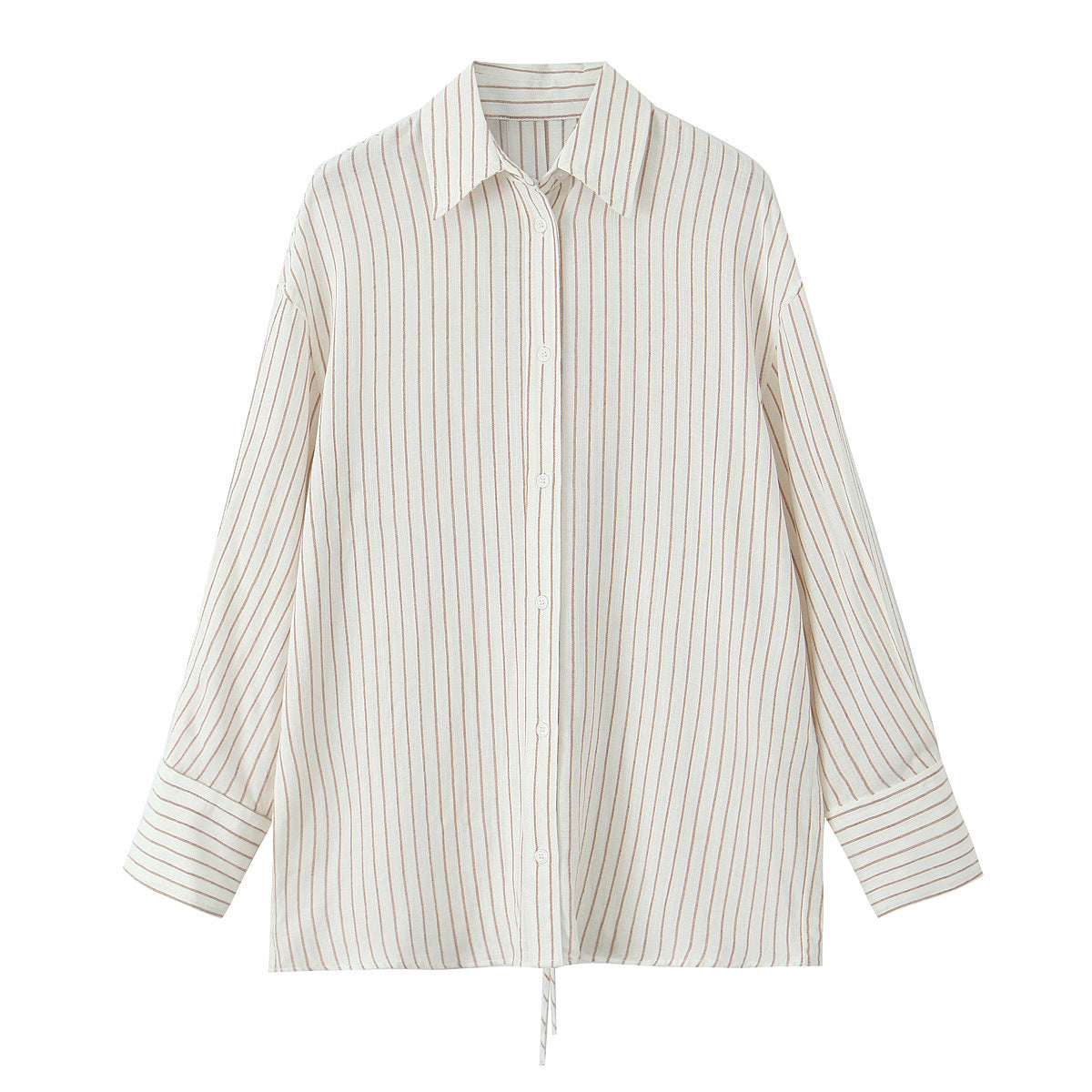 Striped Lapel Long Sleeve Short Casual Pants Suit Women