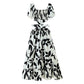 Summer Printed Short Sleeve Dress