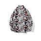 Women's Loose Panda Print Long Sleeve Shirt