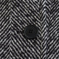 Manteau mi-long en sergé dentelé pour femme