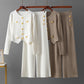 Classic Woolen Suit Women's Fashion Slimming All-match Needle