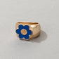Cute Cartoon Dripping Oil Ins Wind Color Multi-element Single Ring