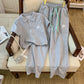 Summer Sportswear Set Fashionable Chanel-style Perfect For Petite Figures