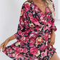 Printed V-neck Women's Clothing Dress