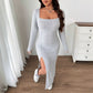 Plus Size Women's Simple Casual Dress