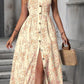 Women's Floral Dress Women's Summer Outerwear A- Line Skirt Dress