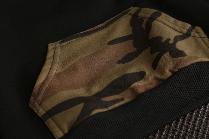 Ensemble deux pièces pour enfant, pantalon de survêtement décontracté camouflage pour garçon