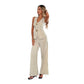 Simple-style Vest And Straight-leg Pants Womens Summer Two-piece Set