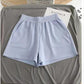 Loose Slim Wide Leg Pants Solid Color Cotton Casual Pants