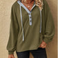 Sweat-shirt à capuche décontracté et à manches longues pour femme, style sport, ample et uni