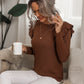 Knitwear Princess Temperament Long-sleeved T-shirt Top Women