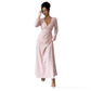 Deep V Long Sleeve Dress Women