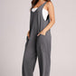 Casual Vest Pocket Knitted Jumpsuit