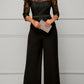 Straight Women's High Waist Lace Jumpsuit New