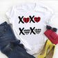 Personalized English Letters Couple Men's And Women's T-shirts
