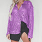 Women's Fashion Casual Solid Color Buttons Long-sleeved Cardigan