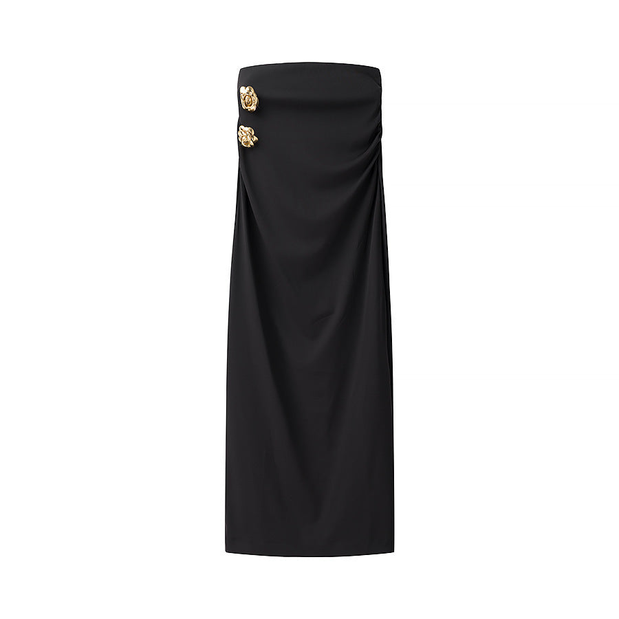 Hanging Collar Vest Top Straight-leg Trousers Casual