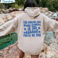 Every Thing Will Be Okay Creative Letter Hoody Female Casual Pocket Hoodie Fashion Loose Clothes Warm Comfortable Pullover