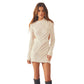 Women's Trapezoidal Knit Mini Dress