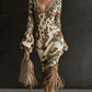 Womens Knitted Effect Sweater Dress