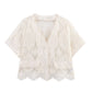 French Retro Mesh Two-piece Set Embroidery Skirt Suit