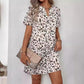 Women's Printed Short-sleeved Mid-length Shirt Dress