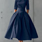 Fashionable Chic And Elegant High-Waisted Swing Dress