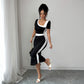 Ladies' Exquisite Color Matching A-line Dress