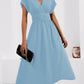 Elegant Solid-color Long Womens Dress