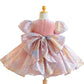 Baby Girl One Year Old Puff Sleeve Birthday Little Girl Princess Dress
