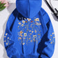 Women's Colorful Flower Print Sweatshirt Sweater