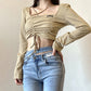 Design Thread Personalized Drawstring Top T-shirt