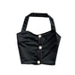 Fashionable Houndstooth Camisole Design Sense