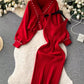 Women's Two-Piece Set V-Neck Slip Dress