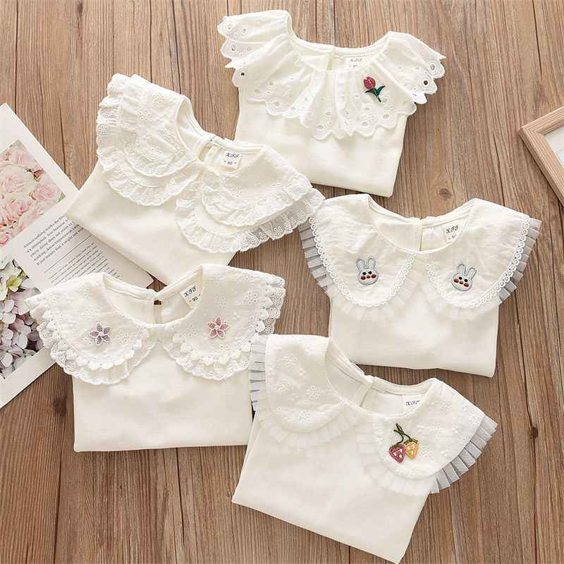 Chemise à manches longues pour fille, printemps et automne