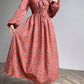 Fashion Women's Wear High Waist Print Dress