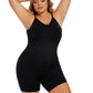Simple Waist Fitted Belly Contracting And Hip Lifting Exposed Back Beauty Back Boxer Jumpsuit