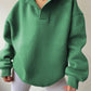 Women's Solid Color Hoodies Long Sleeve Hooded Solid Color Loose Sweater