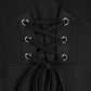 Buckle Tie Ladies Mini Dress Black