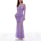Women's Sexy Slim-fit Lace Long-sleeve Dress