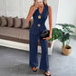 Simple-style Vest And Straight-leg Pants Womens Summer Two-piece Set