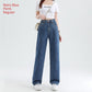 Summer Thin High Waisted Plus Size Wide Leg Pants