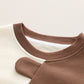 Children's Autumn Clothing Cartoon Long Sleeve Sweater Two-piece Set