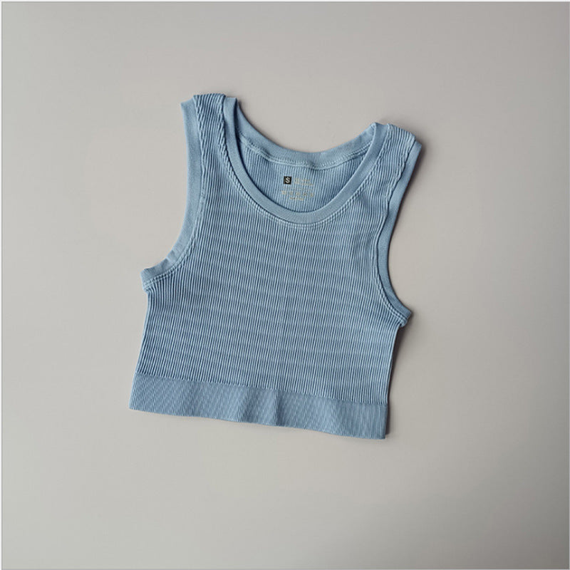 Seamless Single-layer Sports I-shaped Vest Women's Quick-drying Running