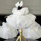 Bubble Sleeve Princess Dress Girls' Chiffon Skirt