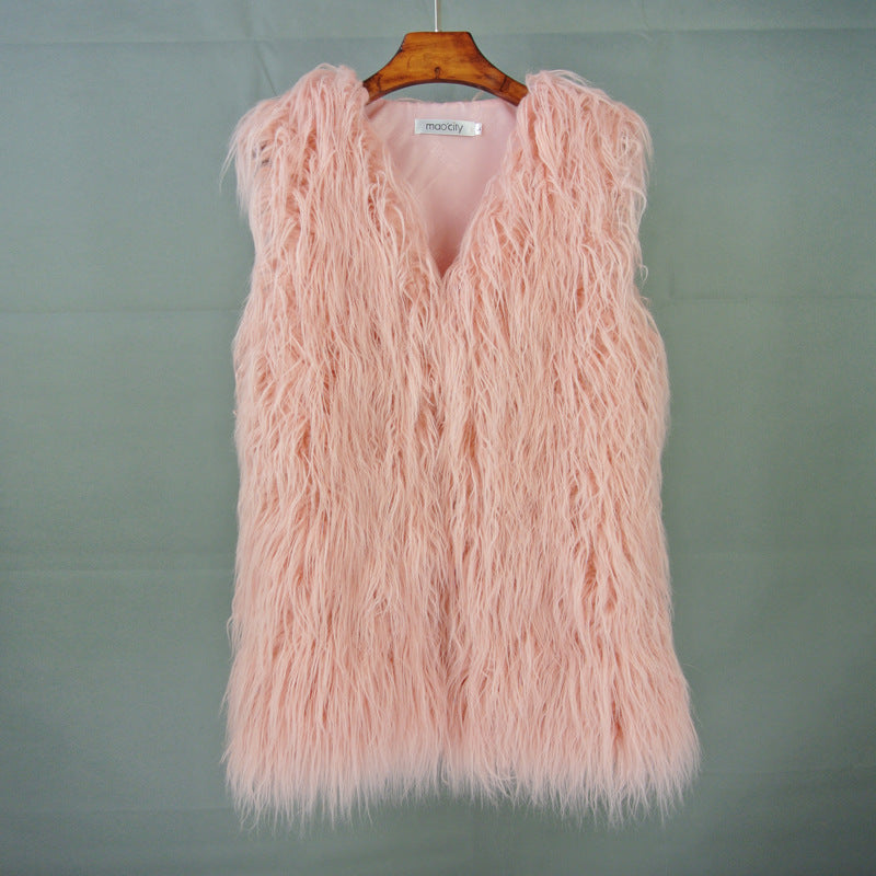 Warm Vest Women's Vest Coat Medium Length