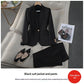 Acetate Satin Purple Suit Professional Womens Set AutumnWinter New Elegant Goddess-Style Commuter Workwear