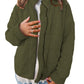 Stand Collar Loose Long Sleeve Jacket Cotton Coat Jacket