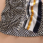 Short-sleeved Chiffon Crew Neck With Tight Waist And Side Ties