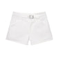 Women's Buckle Decoration Denim Casual Vest Shorts